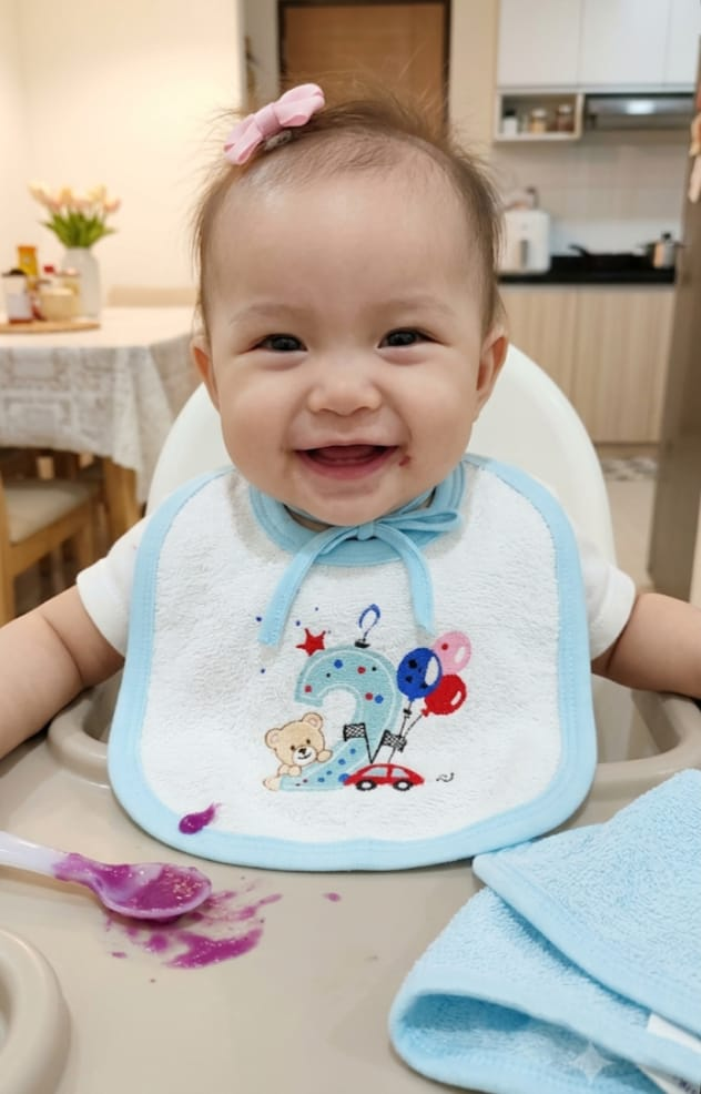 Baby Mine 3-Piece Printed Terry Bibs