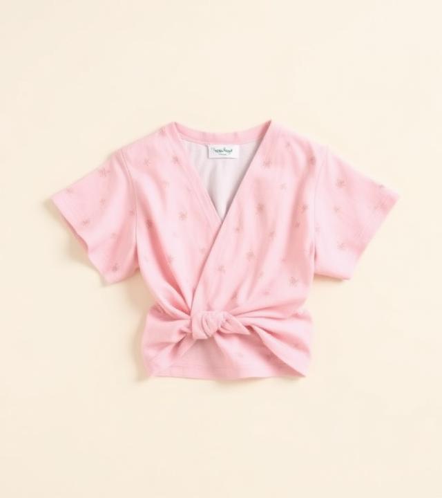 Blossom Wrap Top – Pink